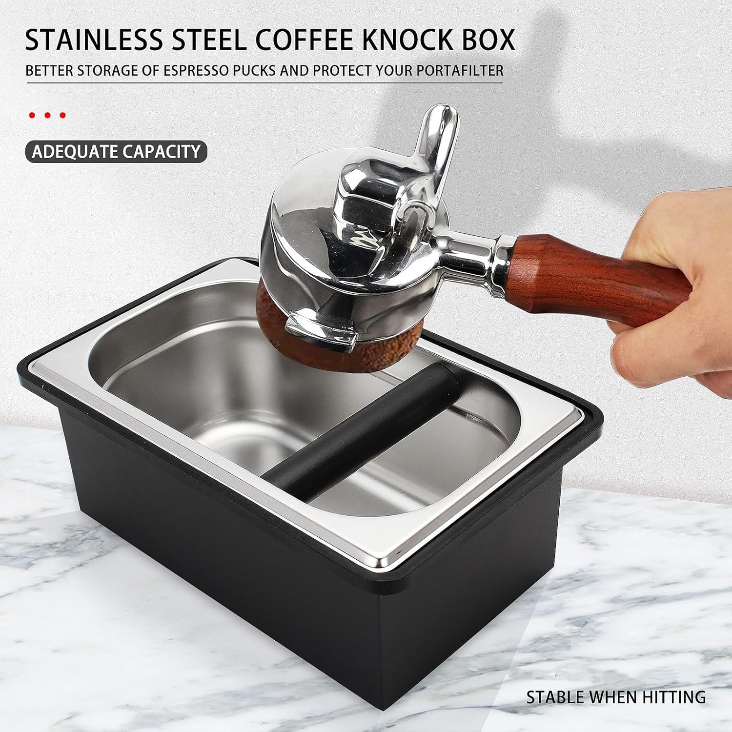 Coffee Knock Box - 커피 노크 박스 에스프레소 노크 박스