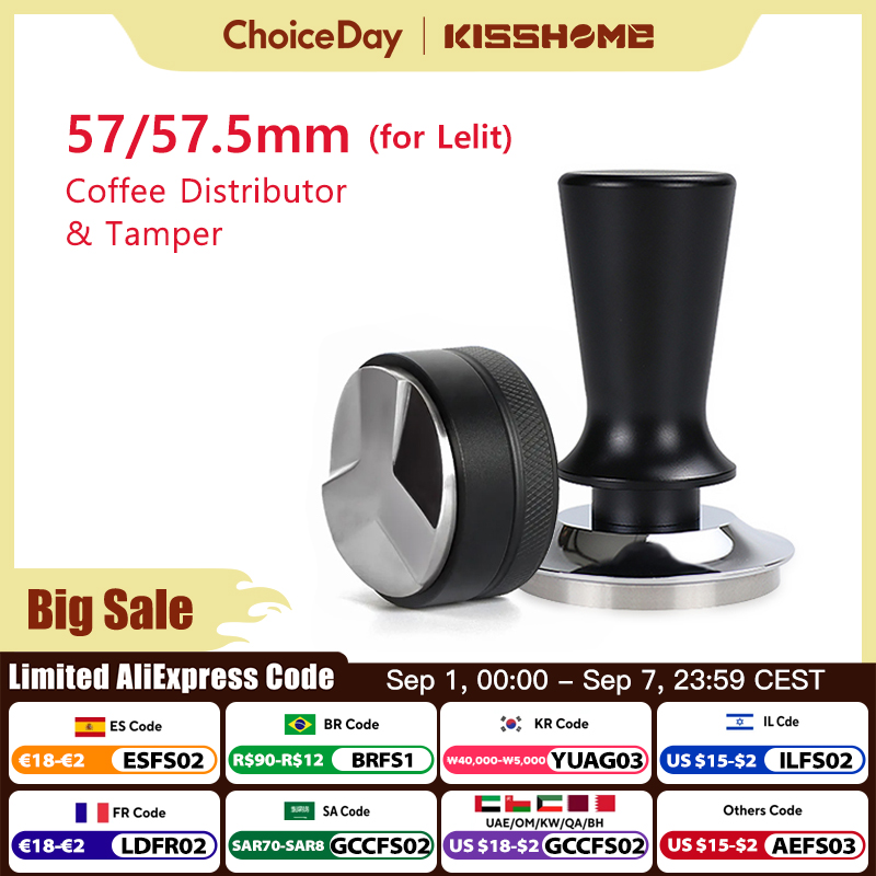 Coffee Equipment Kit - 커피 탬퍼 57mm 57.5mm Lelit Anna