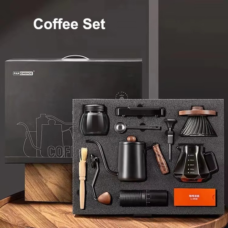 Coffee Equipment Kit - 10종 여행용 커피 세트, 수동 커피