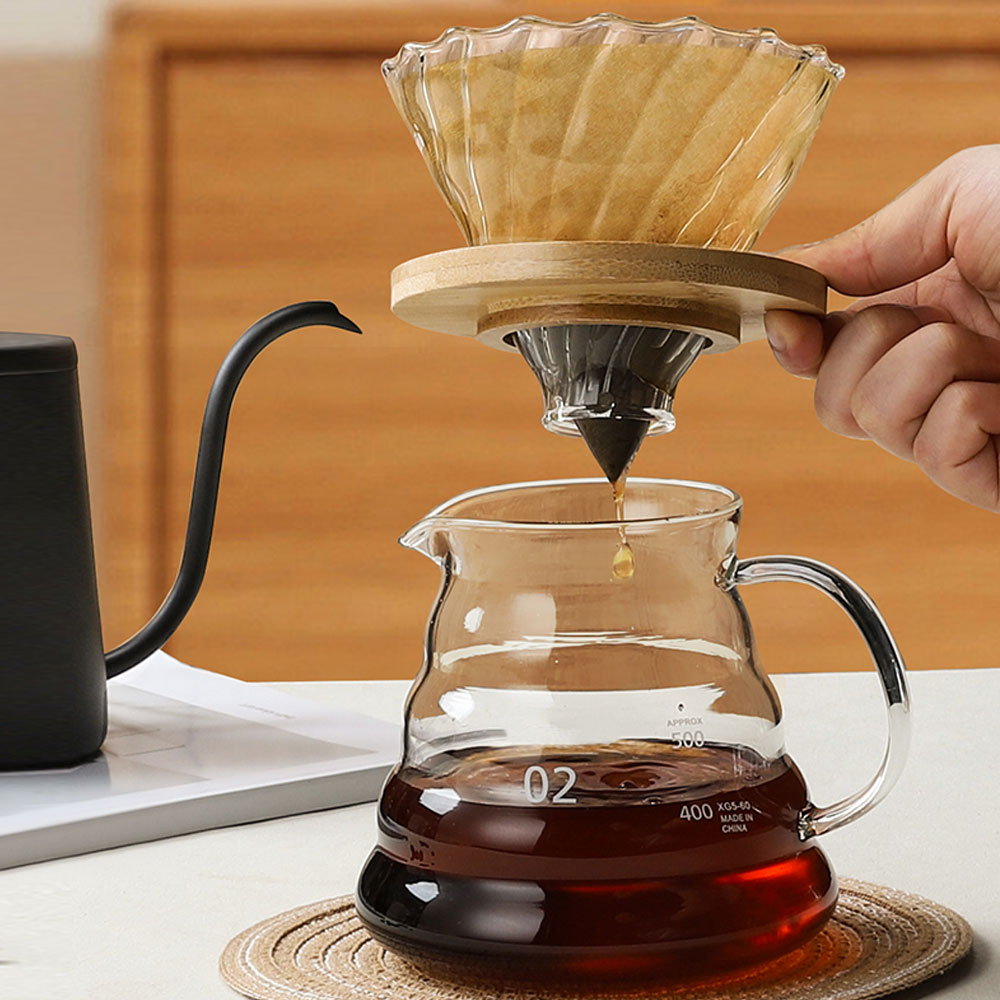 커피 드립 세트 유리 필터 포트 커피 메이커 세트 수제 - Coffee Equipment Kit 리뷰 및 가격