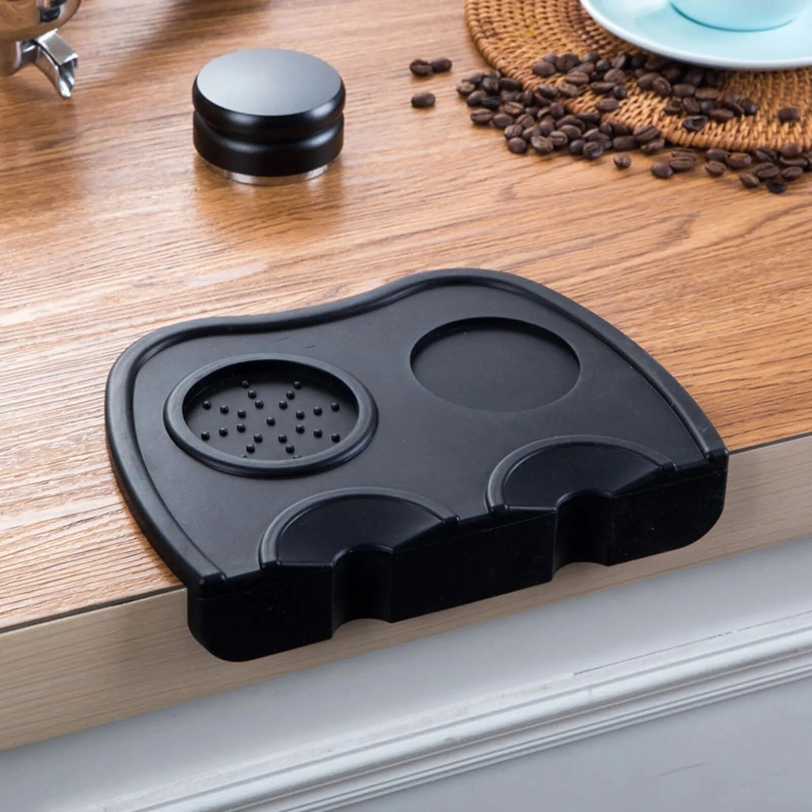 에스프레소 커피 탬퍼 매트 스테이션 프레스 탬퍼링 거치 - Coffee Equipment Tools 리뷰 및 가격