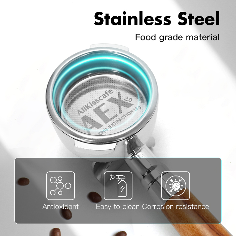 AliKisscafe 58MM 커피 포터필터, 가기아  - Coffee Equipment Tools 리뷰 및 가격