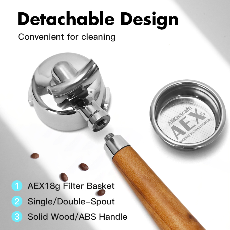 AliKisscafe 58MM 커피 포터필터, 가기아  - Coffee Equipment Tools 리뷰 및 가격