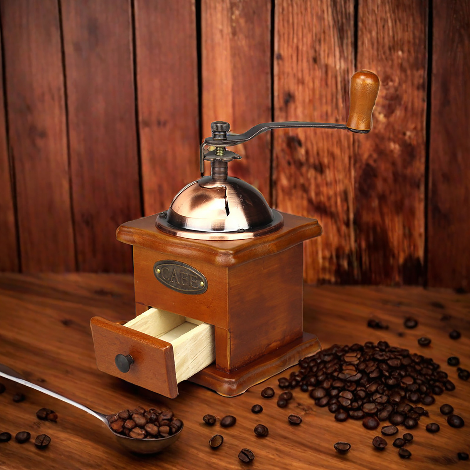 골동품 수동 커피 그라인더 핸드 크랭크 콩 밀 클래식  - Vintage Coffee Equipment 리뷰 및 가격