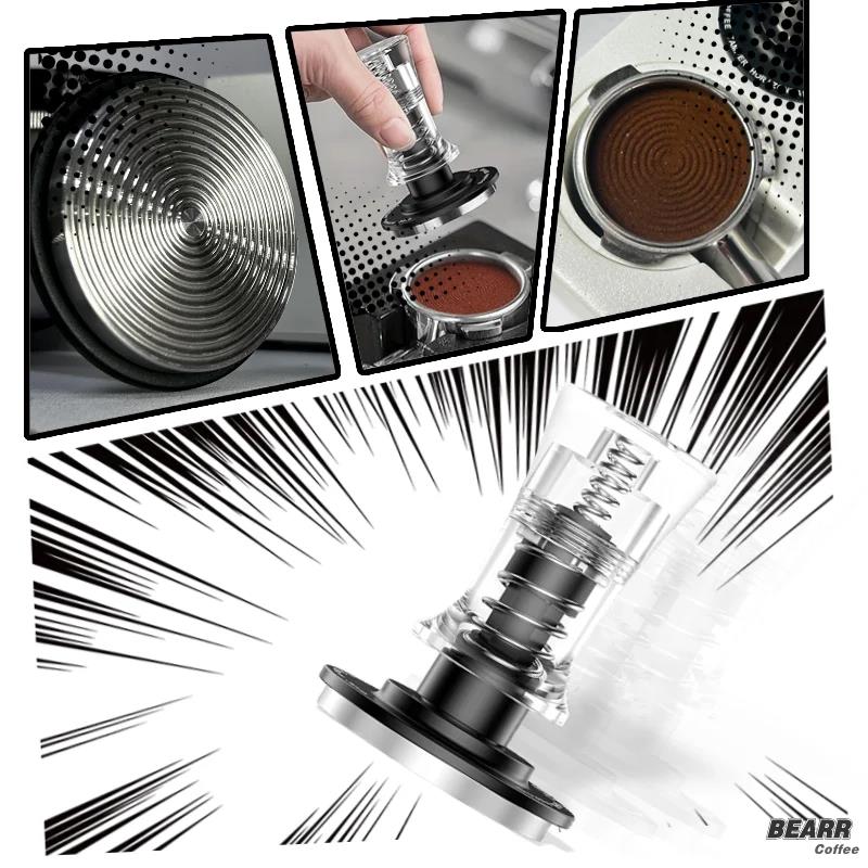 커피 더블 용수철 아크릴 탬퍼, 파우더 디스트리뷰터,  - Coffee Equipment Kit 리뷰 및 가격