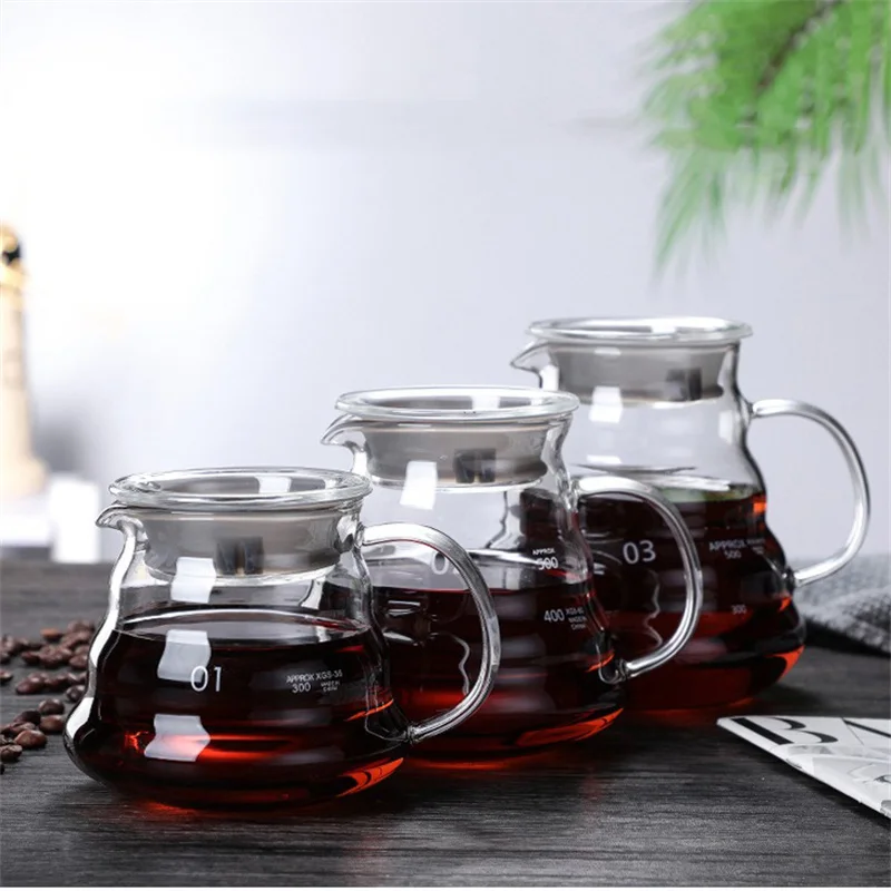 뚜껑이 있는 핸드 브루 커피 물병, 구름 모양 투명 유 - Coffee Equipment Tools 리뷰 및 가격