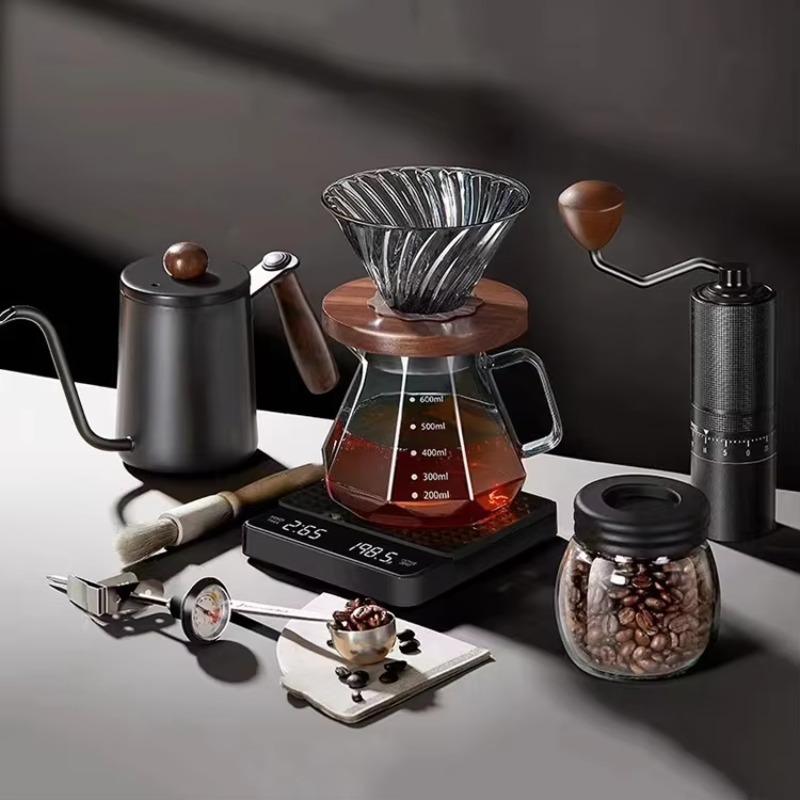 10종 여행용 커피 세트, 수동 커피 그라인더, 필터컵 - Coffee Equipment Kit 리뷰 및 가격