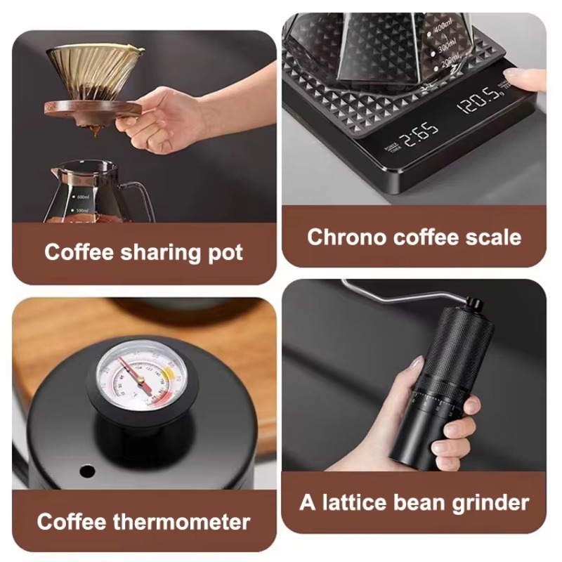 10종 여행용 커피 세트, 수동 커피 그라인더, 필터컵 - Coffee Equipment Kit 리뷰 및 가격